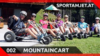 preview picture of video 'Mountaincart - Flachau - Downhill Gokarts - Sport am Jet'