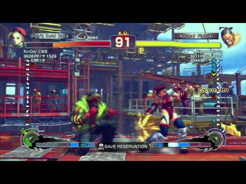 Kinder CWB(Cammy) VS Nameless(DeeJay) SSF4 AE 2012 XBOX Live