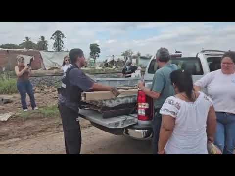 El Gobierno asistió a 20 familias afectadas por tormentas en El Tala y Rosario de la Frontera