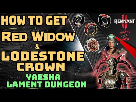 Remnant 2 | How to get The Red Widow Armor Set, Lodestone Crown and 4 Items more in Yaesha World.