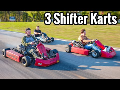 Racing Shifter Karts Around Town!!