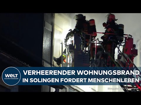 SOLINGEN: Wohnungsbrand! Mindestens drei Menschen fallen den Flammen zum Opfer