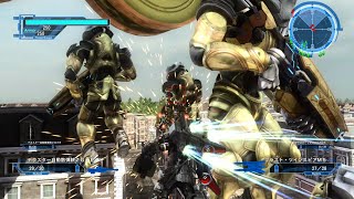 【地球防衛軍5】Switch2版EDF隊員に贈る 8年ブラツイを使い続けてきた漢のブラツイ攻略動画 M57 市街地の乱戦 INF 初期体力フェンサー