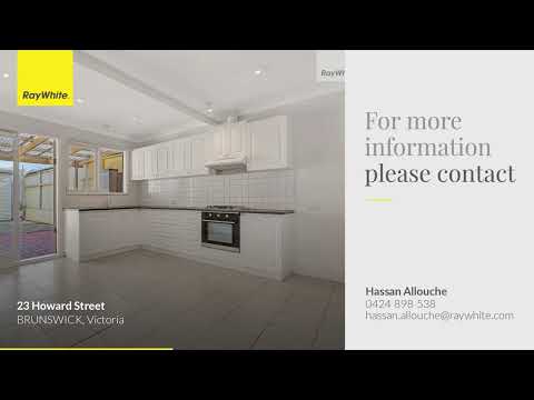 23 Howard Street, Brunswick, VIC 3056, 2房, 1浴, House