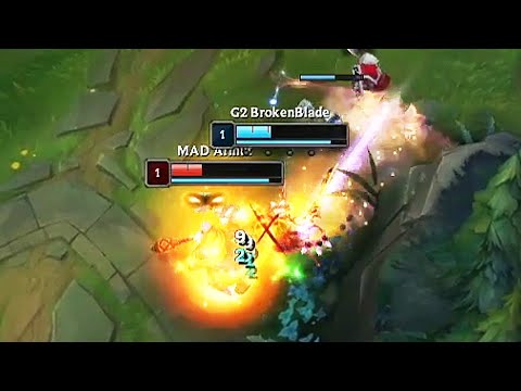 Close fight between MAD Armut and G2 BrokenBlade