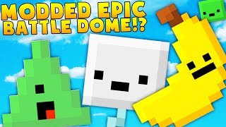 Minecraft PORTAL GUNS AND GRAVITY GUNS MODDED BATTLEDOME CHALLENGE - Minecraft Mod (Part 3)