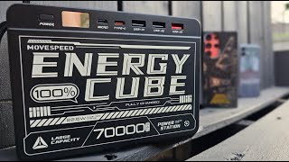 ***70000 mAh*** Energy Cube Review | A Different Kind of Power Bank