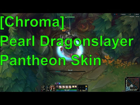 [LoL:PBE] Pearl Dragonslayer Pantheon Skin