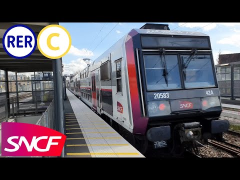 RER C [4K] Départ d'un US Z20500 Carmillon LOLI à Ermont - Eaubonne