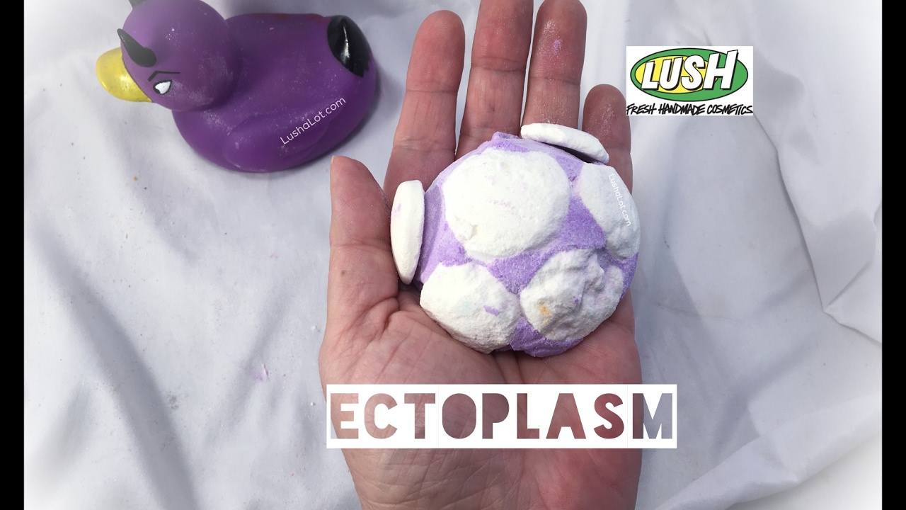 Lush jelly 'Ectoplasm' bath bomb 2017 Demo - YouTube