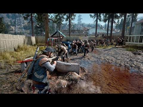 Days Gone PC - Horde Battle Moments - 4K 60FPS
