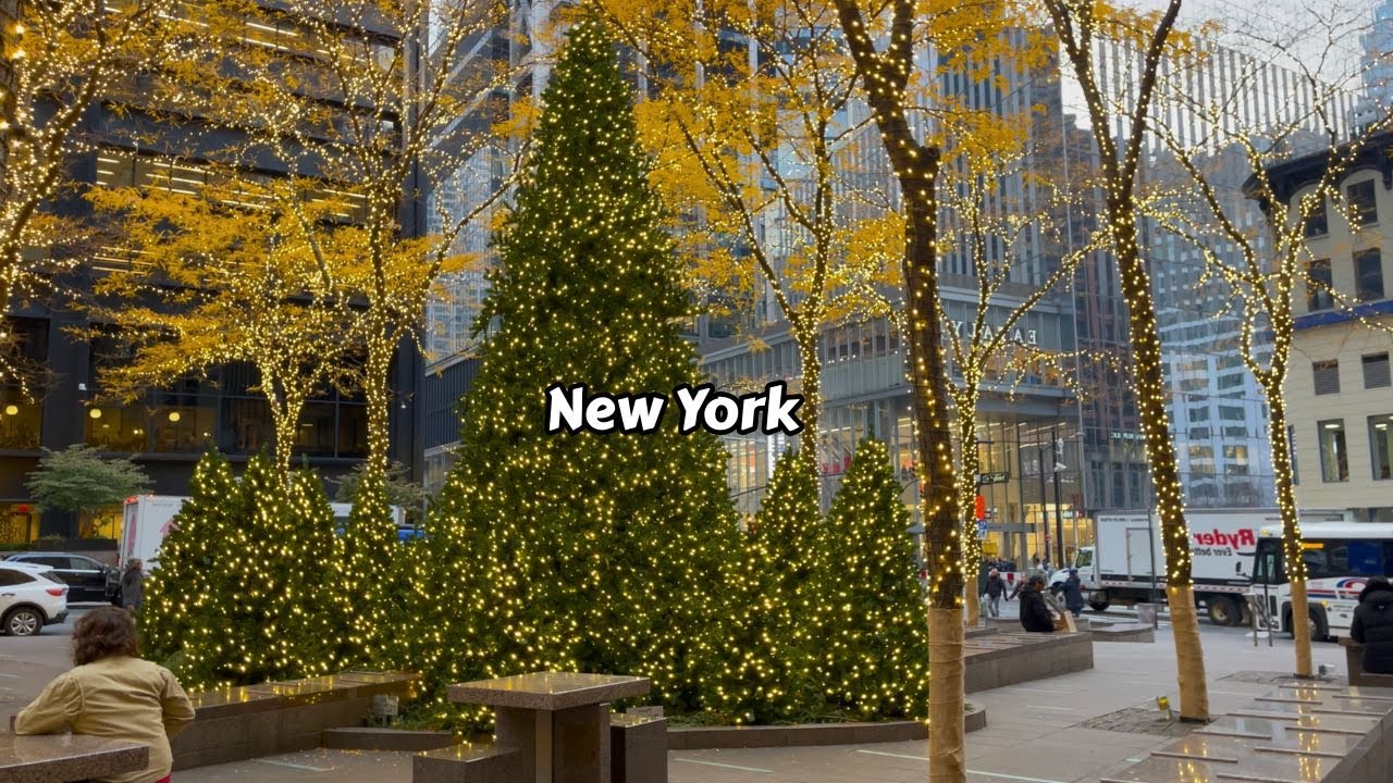 NYC Christmas Decorations 2025 Manhattan New York