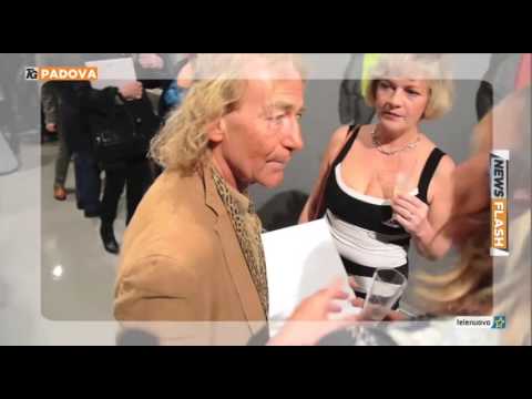 SOLID AIR Exhibition - TG Padova flash telenuovo David Begbie at Arte Vecchiato