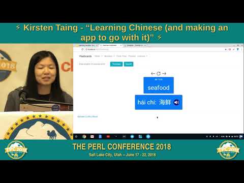 LIGHTNING TALK: Kirsten Taing - "Learning Chinese (and making an app to go with it)"