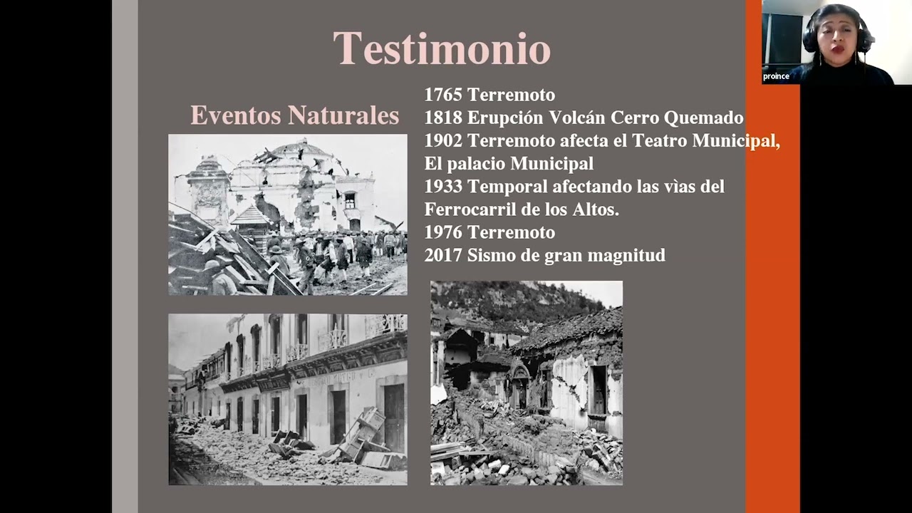 Arq. Ana Silvia Pérez | Intervenciones en el Centro Histórico de la Ciudad de Quetzaltenango