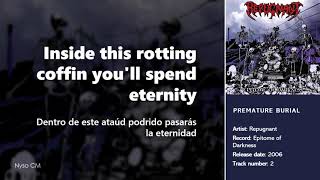 Repugnant - Premature Burial (Eng Lyrics | Sub Español)