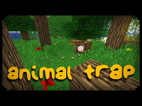 ✔ Minecraft: How to make an Animal Trap