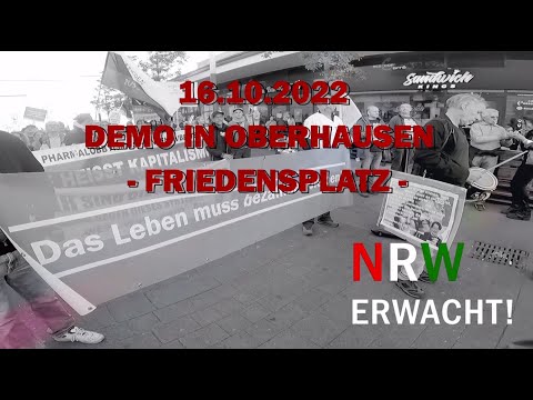 Trailer: Demo Oberhausen 16.10.2022 Friedensplatz Oberhausen