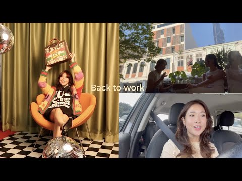 settling back at work, getting a glow up, coffee date, adapting a new routine (中文字幕)