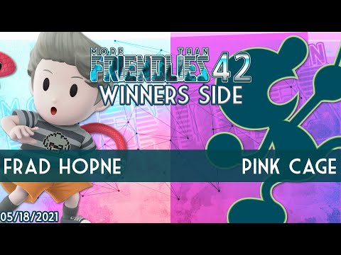 More Than Friendlies #42 - SSBU - Frad Hopne (Lucas) vs. Pink Cage (Mr. GnW) - Winners Side
