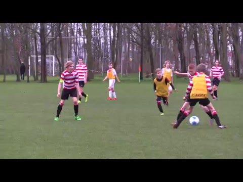 Sporting Krommenie oefenwedstrijd D1-1o12