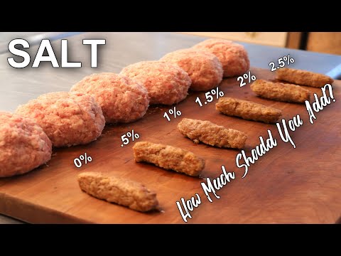 How much Salt should you add to Sausages | Beyond the Recipe