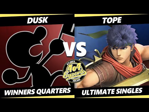 4o4 Smash Night 67 Winners Quarters - Dusk (Game & Watch) Vs. Tope (Ike) SSBU Ultimate Tournament