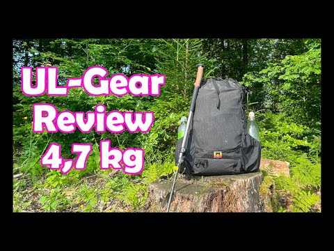 Ultralight Trekking Gear Review + MYOG / Packing list for hiking in extremely light gear