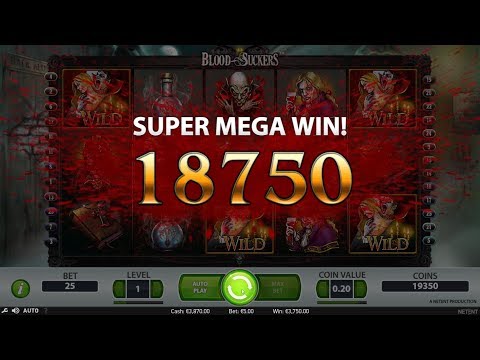 Blood Suckers - Biggest Win ( 5 wilds ) / €5 bet