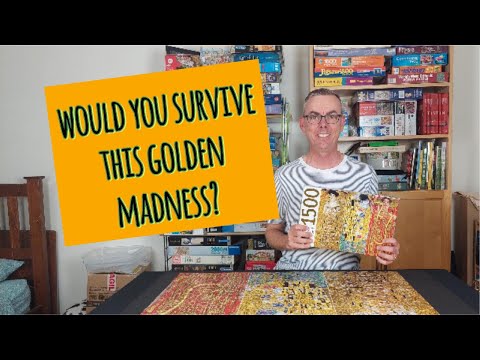 The Golden Madness! Would you survive doing this beautiful puzzle featuring three Klimt artworks?