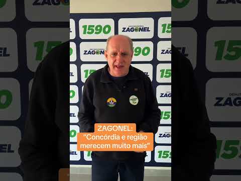 Zagonel, candidato federal, afirma que Concórdia é região merecem mais #eleições # #santacatatina