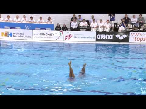 Duet Technical Routine -  Greece - ECC Synchro 2015 | Synchroonzwemmen