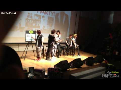 [FanCam] 120421 YM & KM Birthday Party! - Kwangmin "AEGYO!!!" ^^