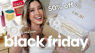 HOLIDAY HAUL UNBOXING : DIOR EXCLUSIVE PROMO CODE + LUXURY BRANDS up to 50% OFF