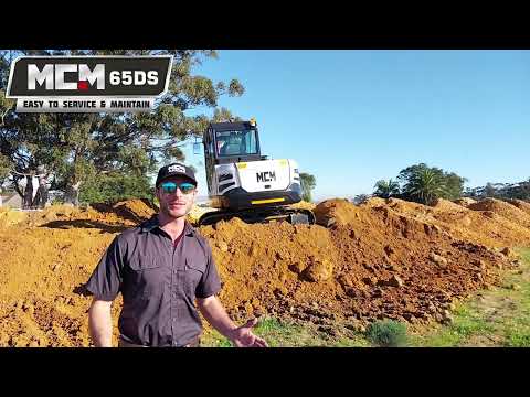 65DS MCM Excavator Powered By Kubota, Digging The Dirt Of South Africa