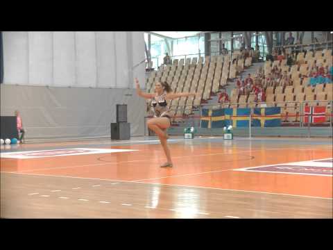 EuroTwirl 2015 - Finale Senior - Sabrina PEAN