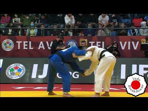 Judo Mens - Bogdan Iadov vs. Gusman Kyrgyzbayev - U66 Grand Slam Tel Aviv 2022