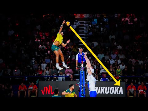 TOP 20 Most Powerful Volleyball 3rd Meter Spikes !!!