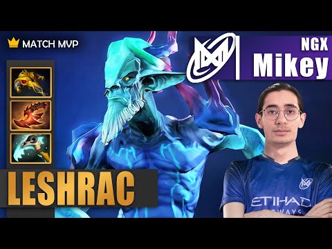 Leshrac Mid | NGX.Mikey | MIKEY LESHRAC IS JUST TOO STRONG 18 KILLS WTF | 7.33c Gameplay Highlights