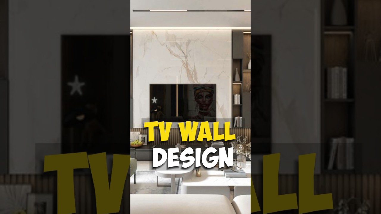 Lighting is Important: MODERN TV Wall Design #interiordesign