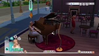 theSims4 ナイトクラブで音楽の原石作り