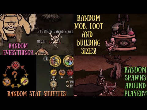 Don't Starve Together Randomizer! Random Stats, Sizes, Spawns & More - WHAT IS HAPPENING?
