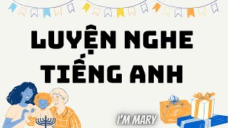 Luyện nghe Tiếng Anh 4-Những câu nói Tiếng Anh cơ bản khi đi ăn| I'm Mary