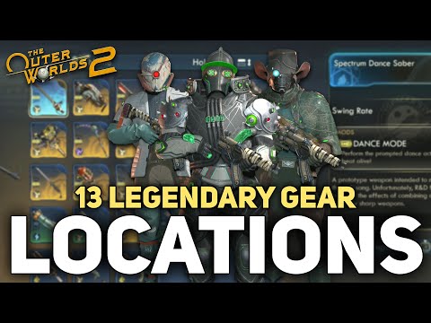 Outer Worlds 2 - 14 Unique Legendary Weapons & Armor Locations (Free Market Station)
