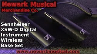 Video thumbnail for Sennheiser XSW-D Digital Instrument Wireless Base Set by Newark Musical Merchandise co.