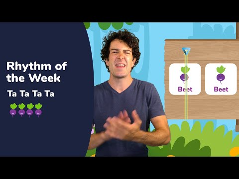 Rhythm of the Week #2 - Beet Beet Beet Beet (Ta Ta Ta Ta) w/ Mr. Rob - Rhythm Activity for Kids