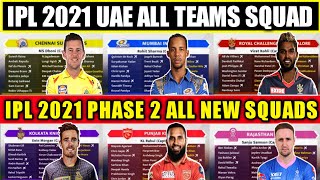 IPL 2021 UAE : All Teams Confirmed Squad | Final Squad of All Team for IPL 2021 | IPL Players List |