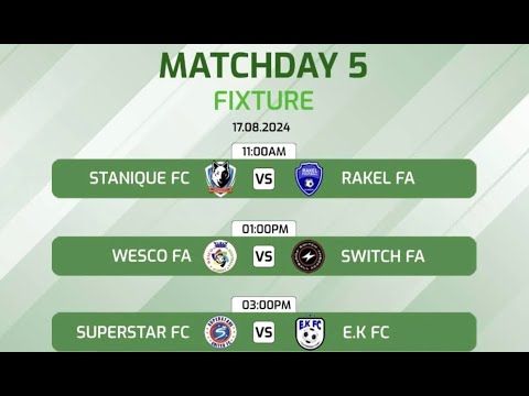 SUPERSTAR UNITED FA vs E.K FC - APFAN SUPER LEAGUE - WEEK 5