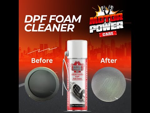 MotorPower Care DPF foam cleaner Instructions, how to clean DPF, diesel particulate filter #dpf
