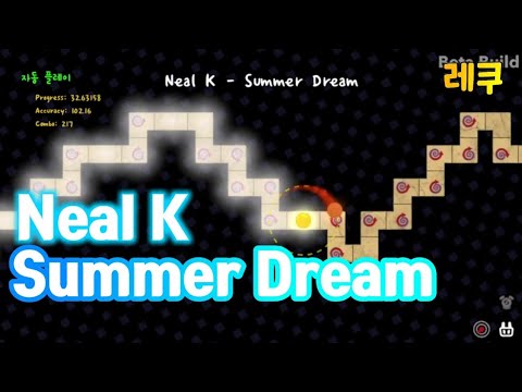 [ADOFAI 자작 Custom #1] Neal K - Summer Dream | Map by me